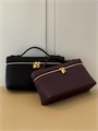 LORO PIANA сумка маленькая того бордовая золото СК-00697