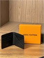 LV портмоне Тайга тисненый логотип черное ПМ-1455