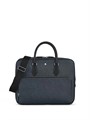 MONTBLANC портфель Sartorial кожа сафьяно с карманом спереди темно-синий ПР-00975