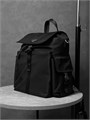 PRADA рюкзак нейлон с клапаном черный треугольный логотип РК-1500