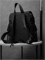 PRADA рюкзак нейлон с клапаном черный треугольный логотип РК-1500