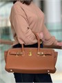 Hermes сумка Shoulder 42 см кожа того кэмел золото СК-00717