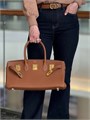 Hermes сумка Shoulder 42 см кожа того кэмел золото СК-00717