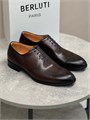 Berluti туфли оксфорды с декоративной перфорацией на кожаной подошве ОК-2355