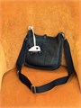 HERMES сумка Evelyne кожа Того 23 см черная золото СК-01143