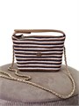 CHANEL Сумка Hobo Clutch текстильная коричневая золото СК-01644