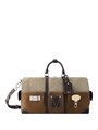LV дорожная сумка Keepall 50 бежевая замша и кожа ДС-01723
