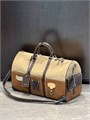 LV дорожная сумка Keepall 50 бежевая замша и кожа ДС-01723