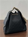 CHANEL сумка Hobo кожа икра черная золото СК-00298