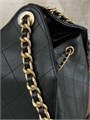 CHANEL сумка Hobo кожа икра черная золото СК-00298