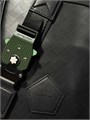MONTBLANC слинг из телячьей кожи с фирменным тиснением и дополнительным карманом на замке СЛ-2426