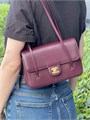 CHANEL сумка конверт средняя кожа икра бордовая золото СК-01651
