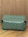 GOYARD несессер Bowling канва монограмма зеленая НС-00929