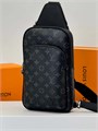LV Слинг Avenue серая монограмма большой карман спереди и железное лого СЛ-2285
