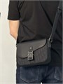 DIOR мессенджер текстиль клапан кожа синий МС-00992