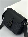 DIOR мессенджер текстиль клапан кожа синий МС-00992