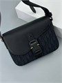 DIOR мессенджер текстиль клапан кожа синий МС-00992
