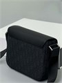 DIOR мессенджер текстиль клапан кожа синий МС-00992