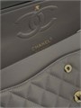 CHANEL сумка 25 см кожа икра серая золото СК-00946