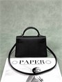 HERMES сумка mini Kelly 19 см кожа Эпсом черная серебро СК-01041