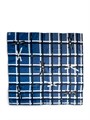 CHANEL платок 90х90 шелк синий ПЛ-01419