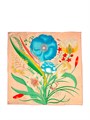 HERMES платок 90x90 см шелк бежевый ПЛ-01389