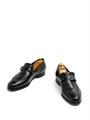 HERMES лоферы крокодил черные ОК-0021