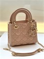 DIOR LADY сумка розовая 17 см золото СК-00784