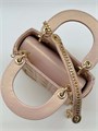DIOR LADY сумка розовая 17 см золото СК-00784
