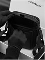 MONTBLANC мессенджер черный лазерная кожа МС-0621