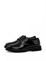PRADA туфли черная гладкая кожа на шнурках ОК-00108