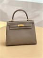 HERMES сумка Kelly кожа Эпсом 25 см этуп золото СК-00726