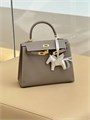 HERMES сумка Kelly кожа Эпсом 25 см этуп золото СК-00726