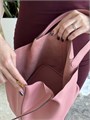 HERMES Picotin сумка 22 см гладкая розовая кожа золото СК-00513