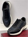 BALLY кроссовки черно-синие тисненный логотип сбоку ОС-2221
