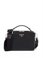 PRADA мессенджер черный кожа эпсом ручка сверху МС-0529
