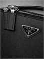 PRADA мессенджер черный кожа эпсом ручка сверху МС-0529