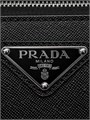 PRADA мессенджер черный кожа эпсом ручка сверху МС-0529