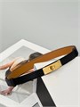 HERMES ремень Келли кожа эпсом черный золото РМ-00677