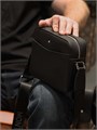 MONTBLANC мессенджер кожа сафьяно черный МС-2587