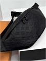LV поясная сумка кожа монограмма черная СЛ-1337