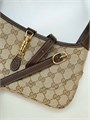 GUCCI сумка Jackie Slim текстиль бежевая средняя СК-01623