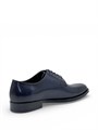 SANTONI туфли гладкая темно-синяя кожа на шнурках ОК-01225