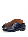 SANTONI туфли гладкая темно-синяя кожа на шнурках ОК-01225