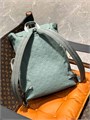 LV рюкзак Christopher зеленая кожа того с тиснением монограммы маленький РК-1392