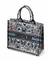 DIOR сумка Book Tote текстиль 42 см голубая бабочки СК-00197