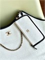CHANEL сумка Cabas из рафии белая золото СК-01659