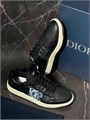 DIOR кеды черные цветная фирменная надпись сбоку ОС-2130