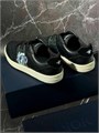 DIOR кеды черные цветная фирменная надпись сбоку ОС-2130