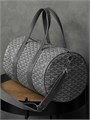 GOYARD дорожная сумка 40 см канва с кожаными ручками серый ДС-00086